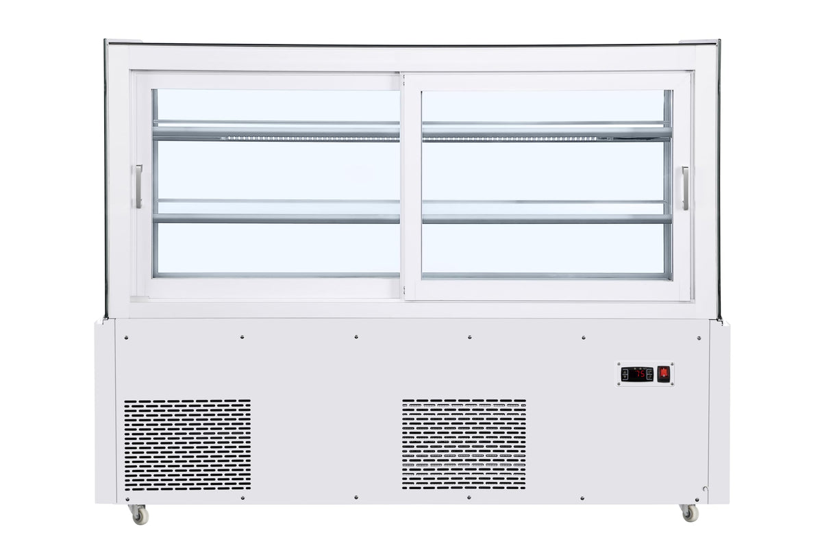 KoolMore 60 in. Refrigerated Bakery Display Case, 17.6 cu. ft. in White (KM-CDHF-17C-WH)