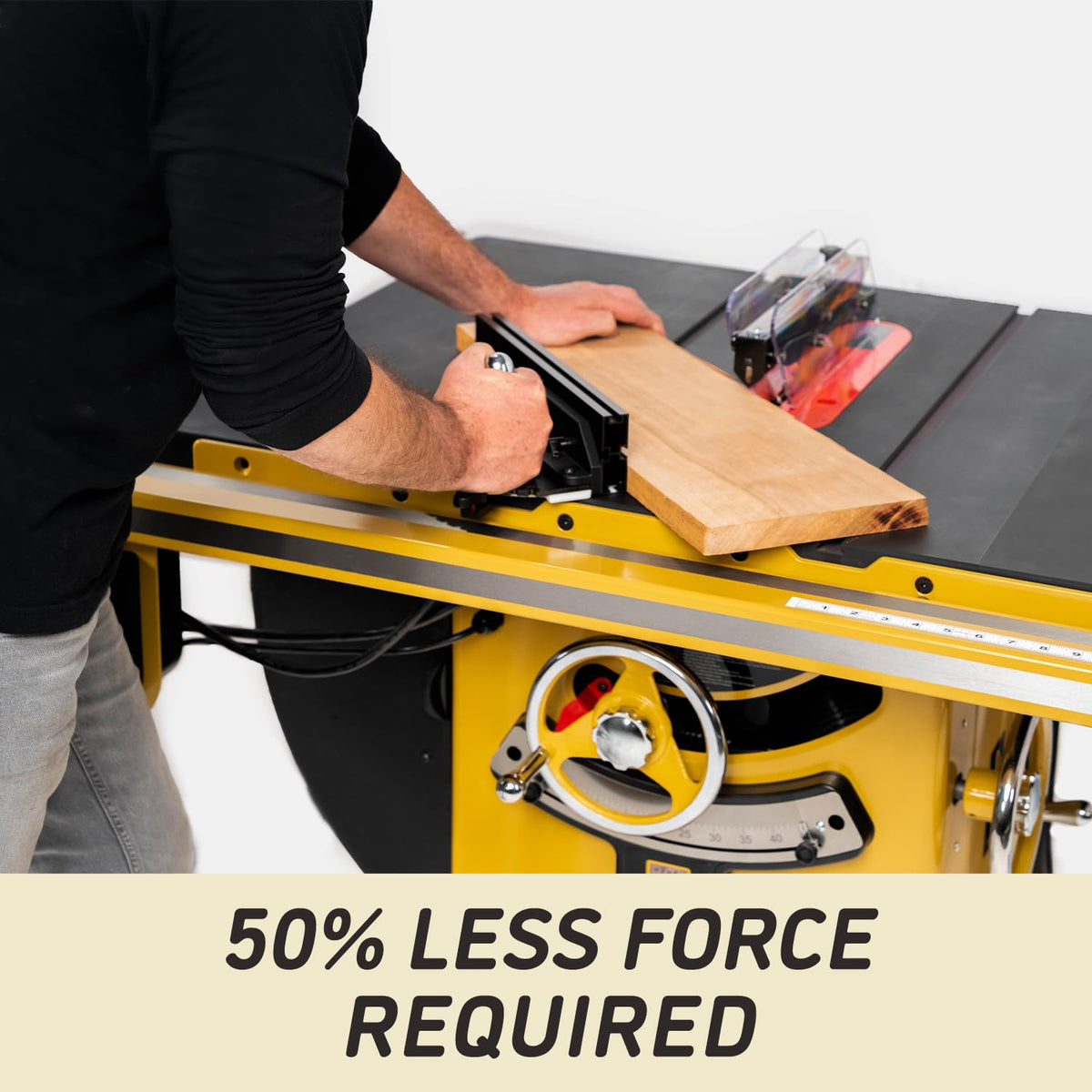 Powermatic ArmorGlide 10-Inch Table Saw, 30-Inch Rip, 1-3/4 HP, 115/230V 1Ph (PM1000T)