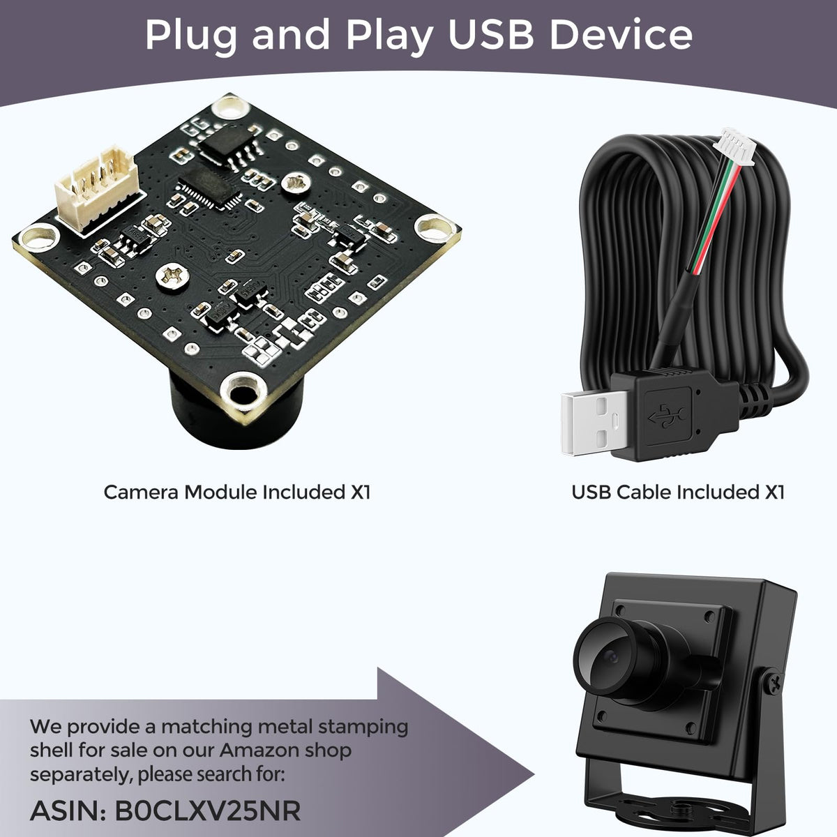 InnoMaker 720P USB 2.0 UVC Camera with 120° DFOV for Raspberry Pi, Jetson Nano, Embedded Hardware - Support Windows, Linux, Mac OS, Android