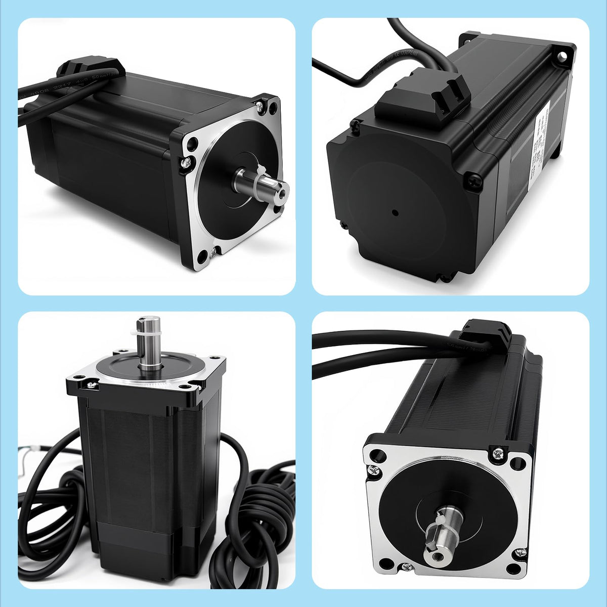 3 Axis Nema 34 86mm Closed Loop Stepper Motor Kit 12Nm / 1700oz.in 1000 Line Encoder Easy Servo Motor & 0-8.0A Motor Driver & 400W 60V Power Supply, CNC Kit for CNC Router 3D Printer