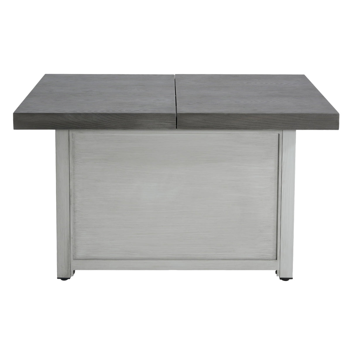 Christopher Knight Home Akali Extendable Outdoor Fire Pit Table with Lava Rocks and Protect Cover, Aluminium Alloy Tabletop Fire Pit with Steel Frame, Patio Fireplace Table, 50000 BTU, Dark Grey