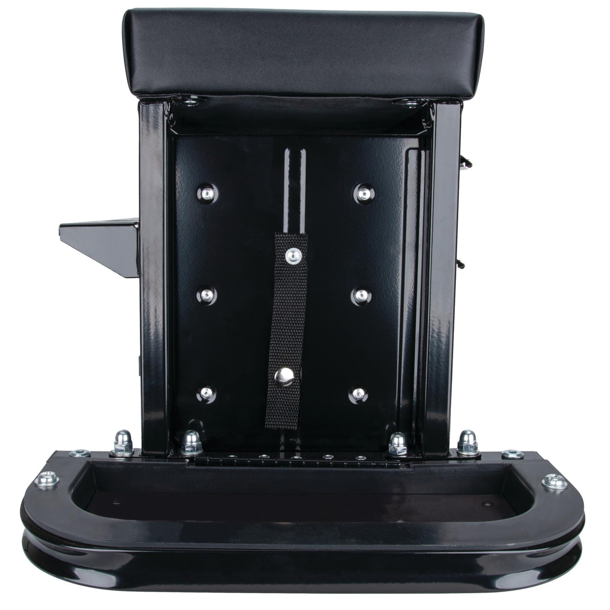 Performance Tool W85025 3-Drawer Rolling Tool Chest Seat With Magnetic Side Trays, Black