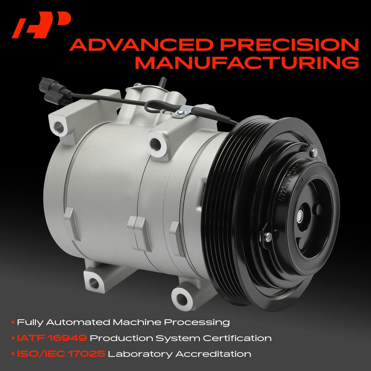 A-Premium Air Conditioner AC Compressor with A/C Clutch Compatible with Acura TL 2009-2014, TSX 2010-2014, RDX 2013-2015 & Honda Accord 3.5L 2008-2012, Accord 2.0L 2014, Crosstour 3.5L 2012