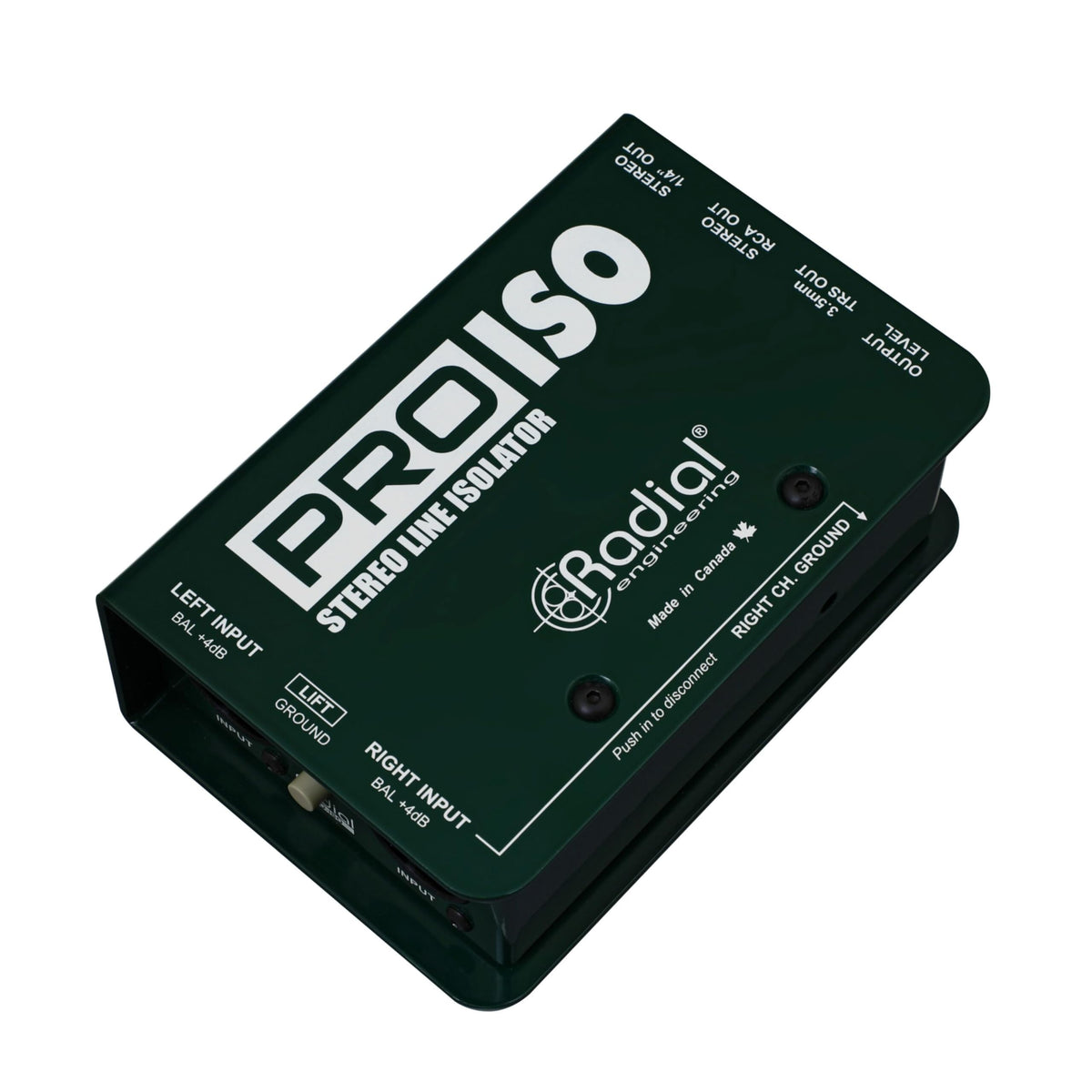 Radial Pro-Iso Stereo XLR Isolator and Converter