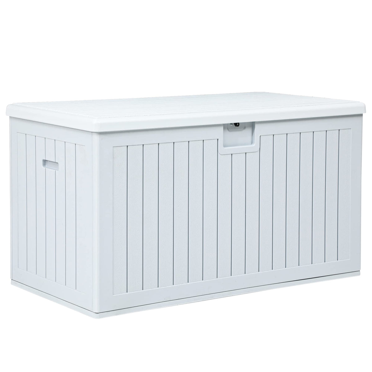 YITAHOME XL 180 Gallon Large Deck Box,Outdoor Storage for Patio Furniture Cushions,Garden Tools,Waterproof,Lockable (White)