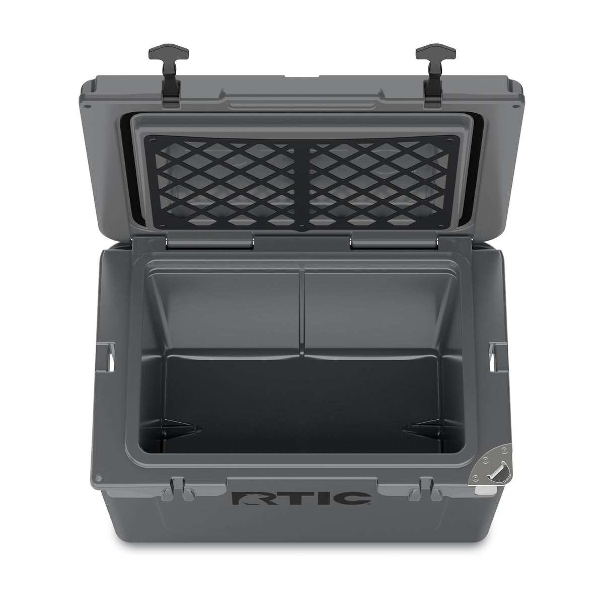 RTIC 45QT Ultra-Tough Cooler Hard Insulated Portable Ice Chest Box for Beach, Drink, Beverage, Camping, Picnic, Fishing, Boat, Barbecue, Dark Grey