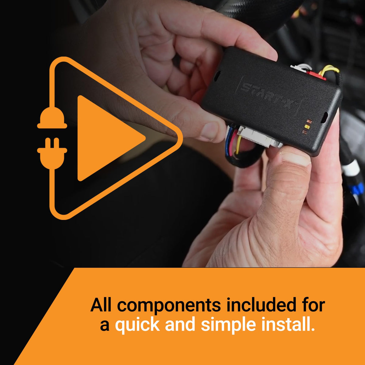 Start-X Remote Starter Kit for RAM 2500/3500 (2019, 2020, 2021, 2022, 2023, 2024) Trucks | NOT 1500 | Push-to-Start Ignition | Plug & Play Install | Lock 3X to Remote Start | Zero Wire Splicing
