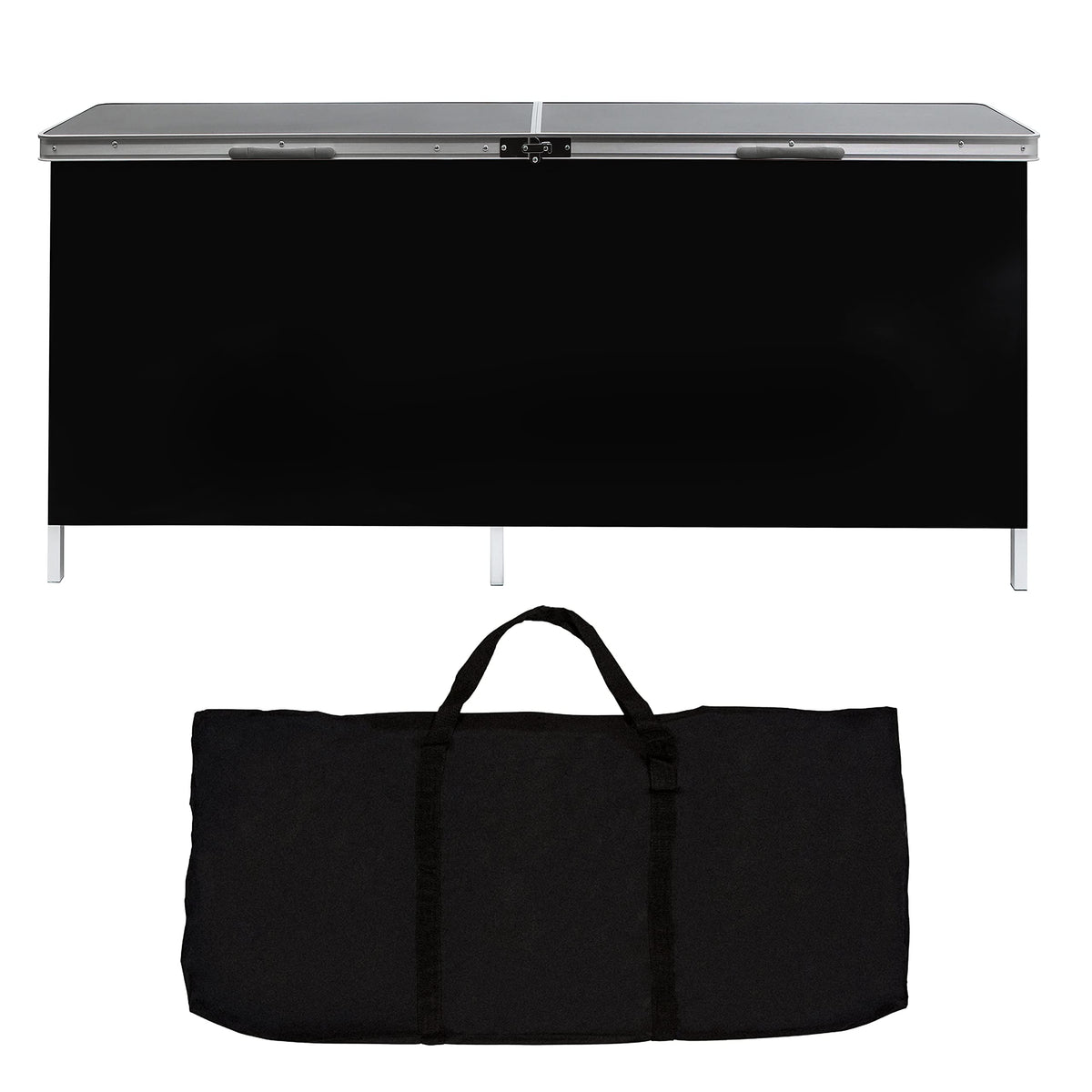 Trademark Innovations Portable Black Bar Table