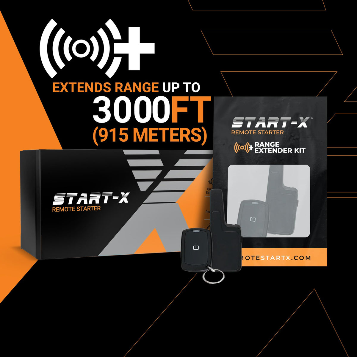 Start-X Remote Starter Kit for Ford Fusion (2014, 2015, 2016, 2017, 2018, 2019, 2020, 2021) | Push-to-Start & Key Ignition | Plug & Play | Press Lock-Unlock-Lock to Remote Start | No Wire Splicing