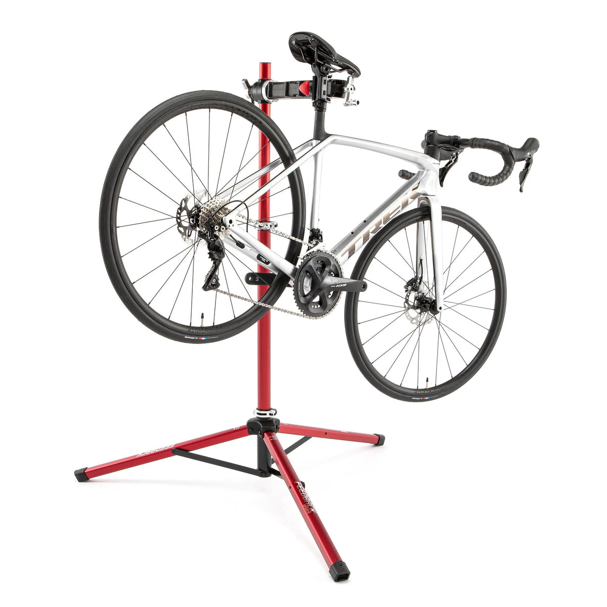 Feedback Sports | Pro Mechanic Bike Repair Stand with Secure Quick-Action Clamp | Height Adjustable | Foldable and Portable Bicycle Workstand