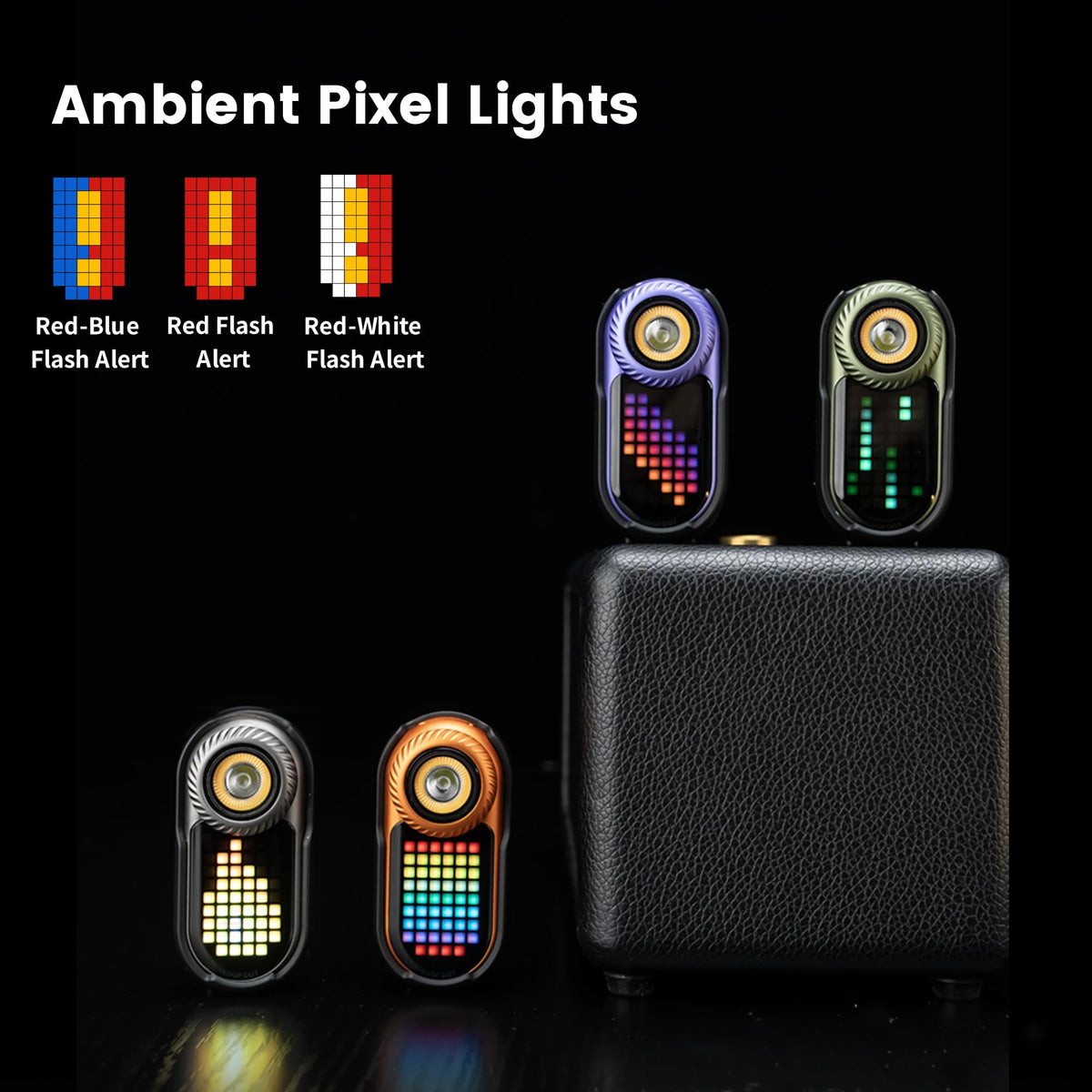LOOP GEAR Powerful + Fun EDC Flashlight Bundle SK05 Pro 2 (5000LM Rechargeable Flat Flashlight, Dual 4000mAh, IP68, Magnetic, High-CRI & RGB Sidelight) + LOOPDOT Pocket RGB Light with Interactive Gam