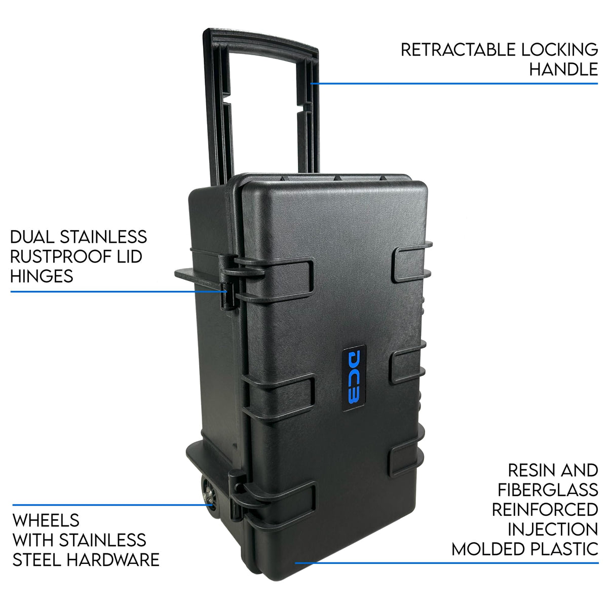 DCB Element 5573F Waterproof Utility Case with Foam Insert