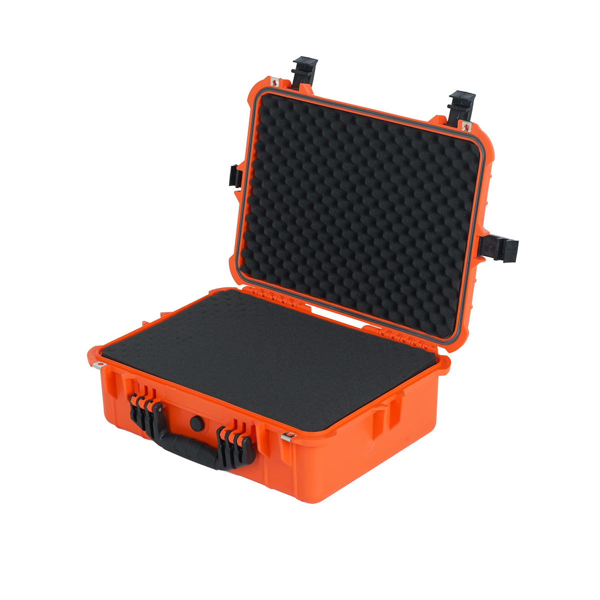 MEIJIA Portable IP67 Waterproof Protective Case,Hard Camera Case,Customized Fit Foam Inserted,Fit for Camera, Equipments, Lens,Drones,19.78“X15.77"x7.41"(Orange)