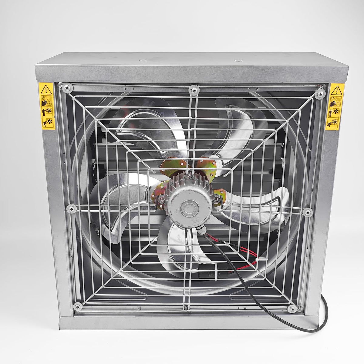 GRELWT 24" Wall Mounted Exhaust Fan - Variable Speed -Automatic Shutter - Vent Fan For Home Attic, Shed, or Garage Ventilation, 4390 CFM, 6180 SQF Coverage Area, New Version