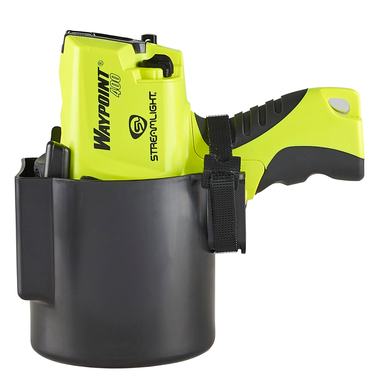 Streamlight 44910 WayPoint 400 1400-Lumen 400,000-Candela Rechargeable Handheld LED Spotlight for Outdoor, Marine, and Emergency Use, Yellow