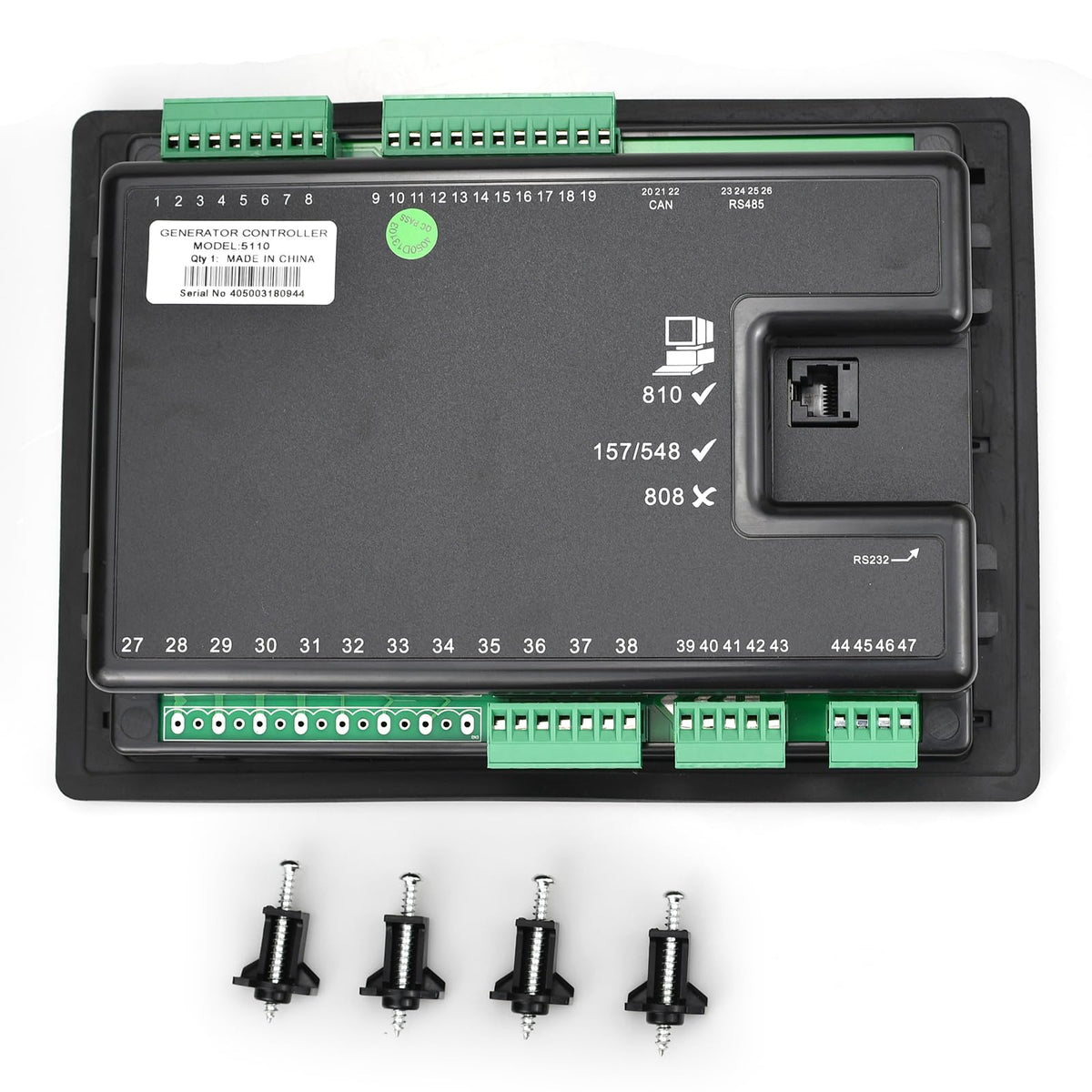VehiclePro DSE5110 Auto Controller,Generator Controller 5110 for Generator Genset Control Module Panel DSE 5110