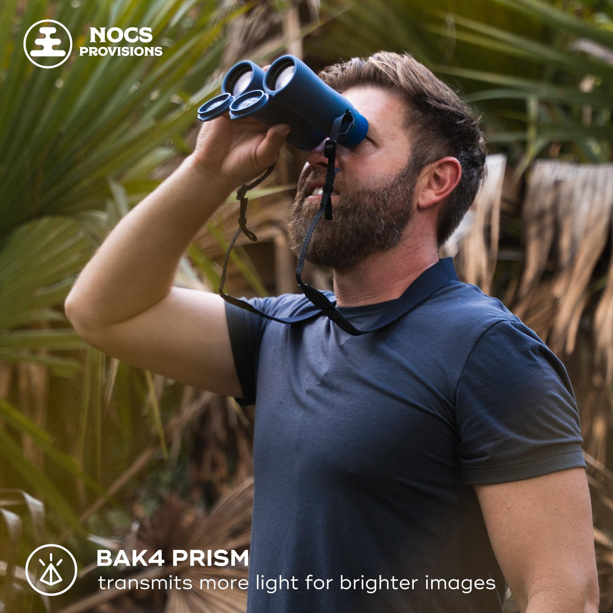 Nocs Provisions Field Issue Compact 10x42 Waterproof Binoculars, Shockproof, Fogproof,10X Magnification, Bak4 Prism, Multi-Coated Lens, Adults & Kids, Hunting, Bird Watching, Hiking & Wildlife Viewing