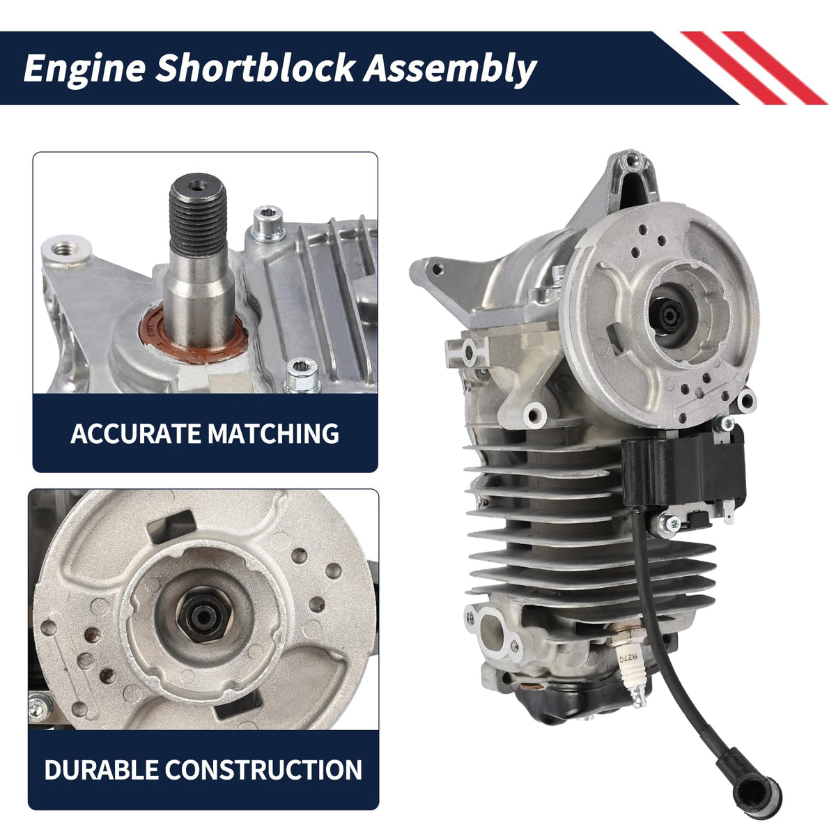 Promrmr Engine Shortblock Assembly 4283 020 0200 Compatible with Stihl BR800 BR800X BR800C Backpack Blowers Repalce 4283-020-0200