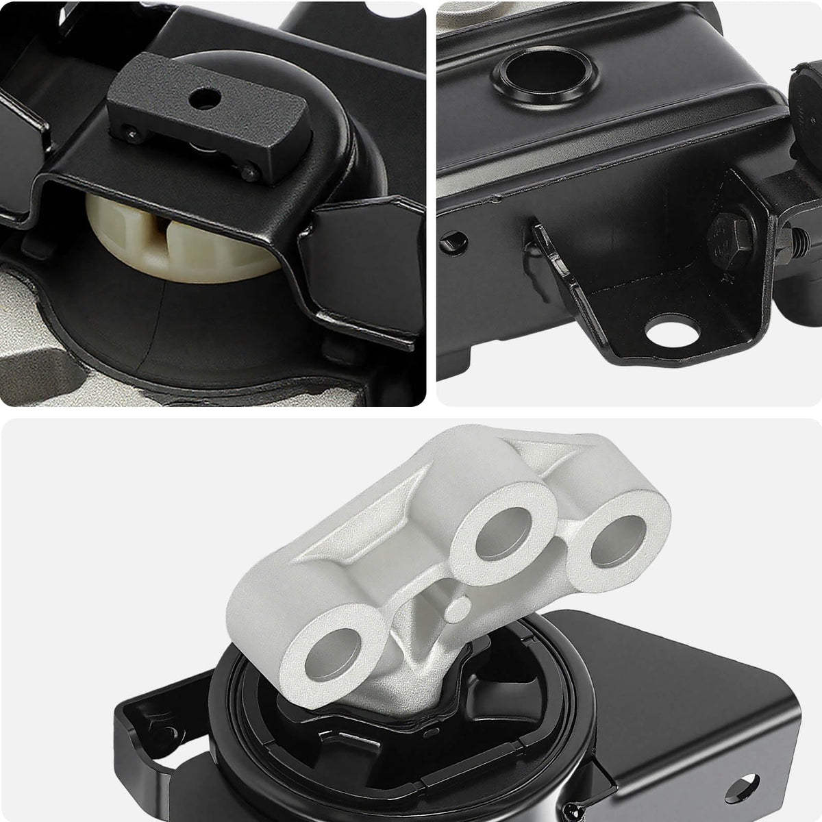 AISIN AFTERMARKET EMTGM-20710 3Pcs Engine Motor & Manual Transmission Mount Set - Compatible with Chevrolet Sonic 2014-2019 - L4 1.4L 1.6L 1.8L