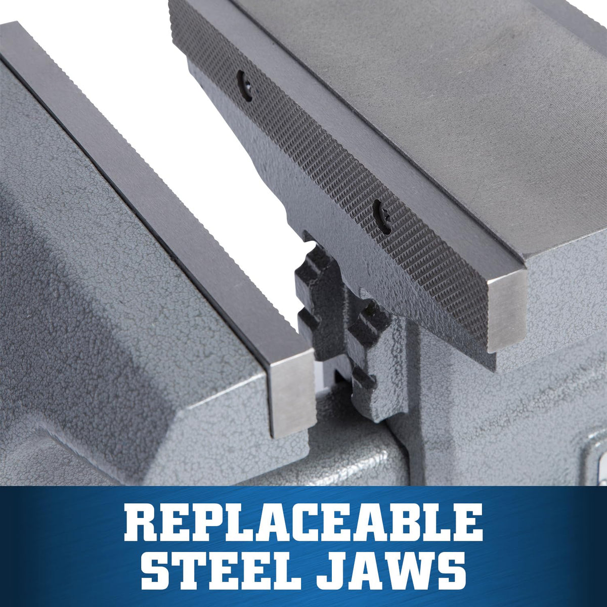 Wilton Reversible Bench Vise, 8" Jaw Width, 9-1/4" & 14-1/2" Jaw Opening, 4-3/4" Throat (Model 4800R)