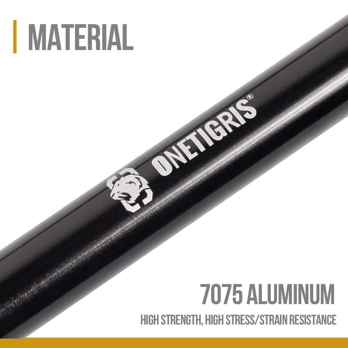 ONETIGRIS Lightweight Tent Poles (1.6m) + Bulwark Camping Tarp
