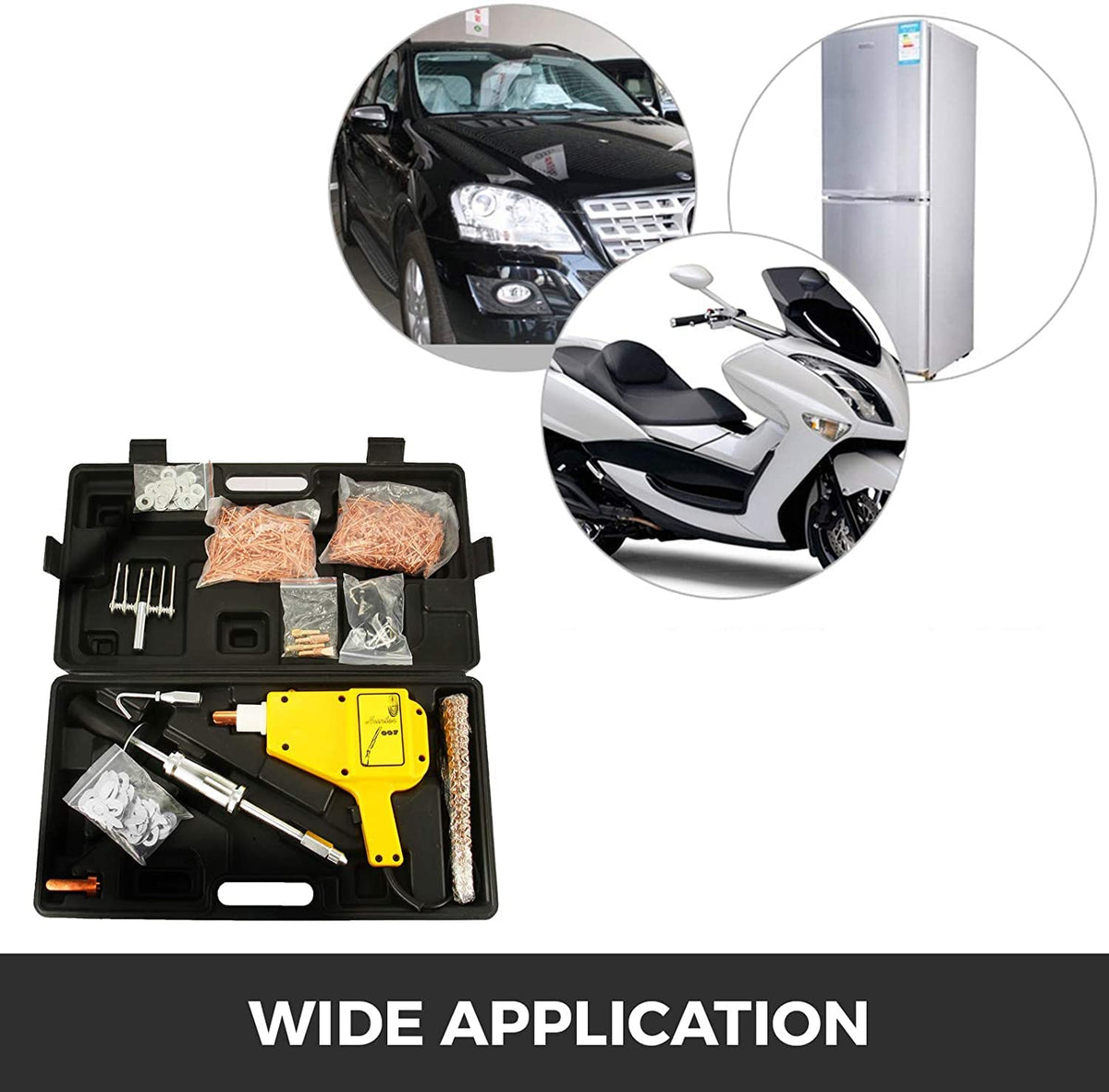 Flieeya 800VA Stud Welder & Dent Puller Kit with Slide Hammer, 110V Spot Welding Machine for Professional Auto Body Repair 5500