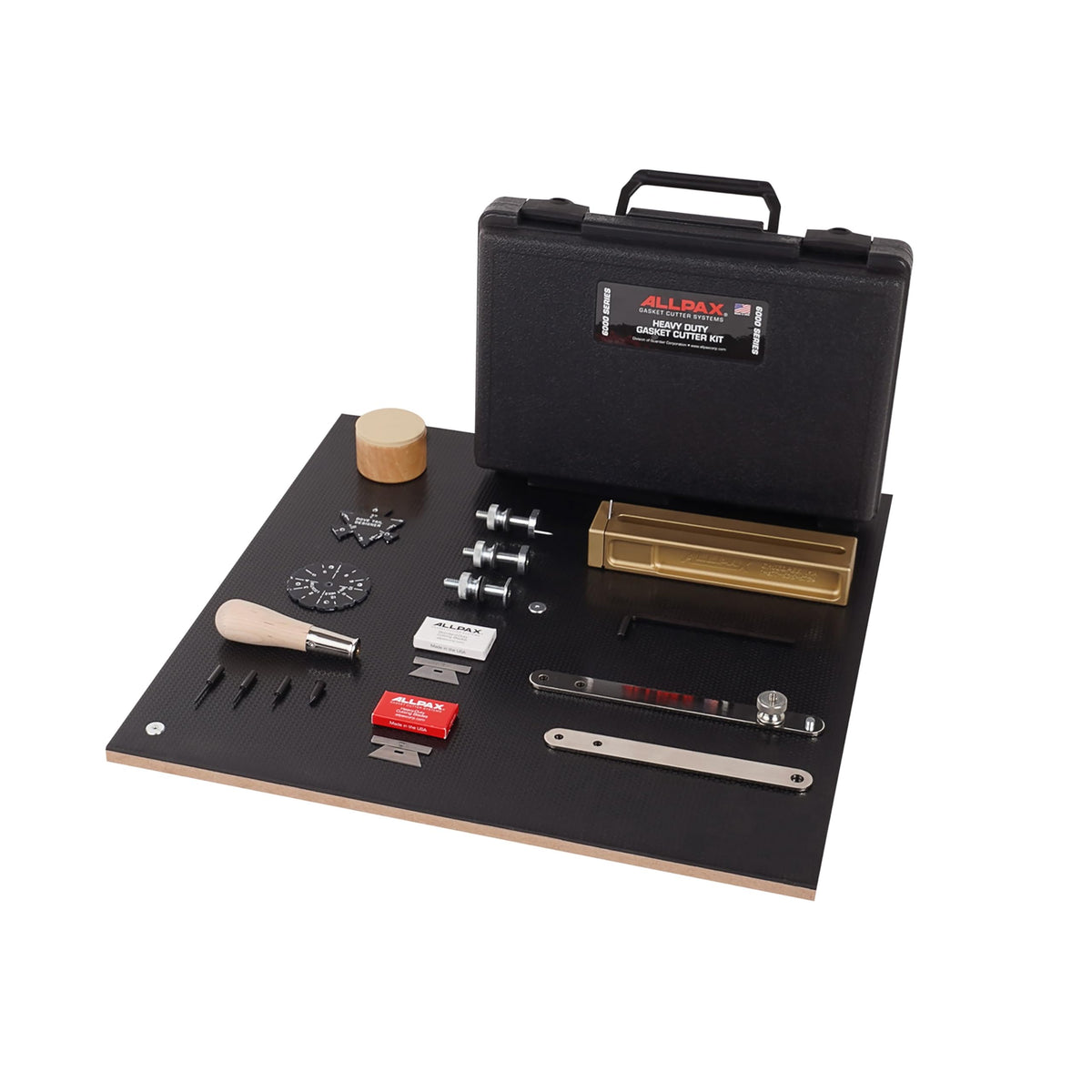 Heavy-Duty Standard Gasket Cutter Kit w/ Board - 0 to 37" (OD)