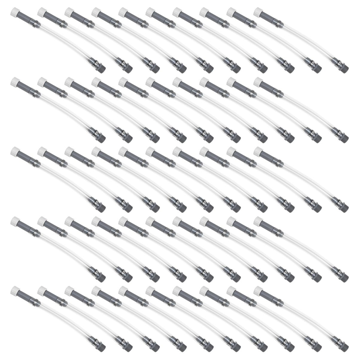 Mapleza 50 PCS Fuel Jug Hose Perfect for LC2 JEGS Jugs Gas Can Hoses Replacement Racing VP Fuel Jug Hose Gas Can Nozzle Suitable for 3/5/5.5 Gallon Jugs