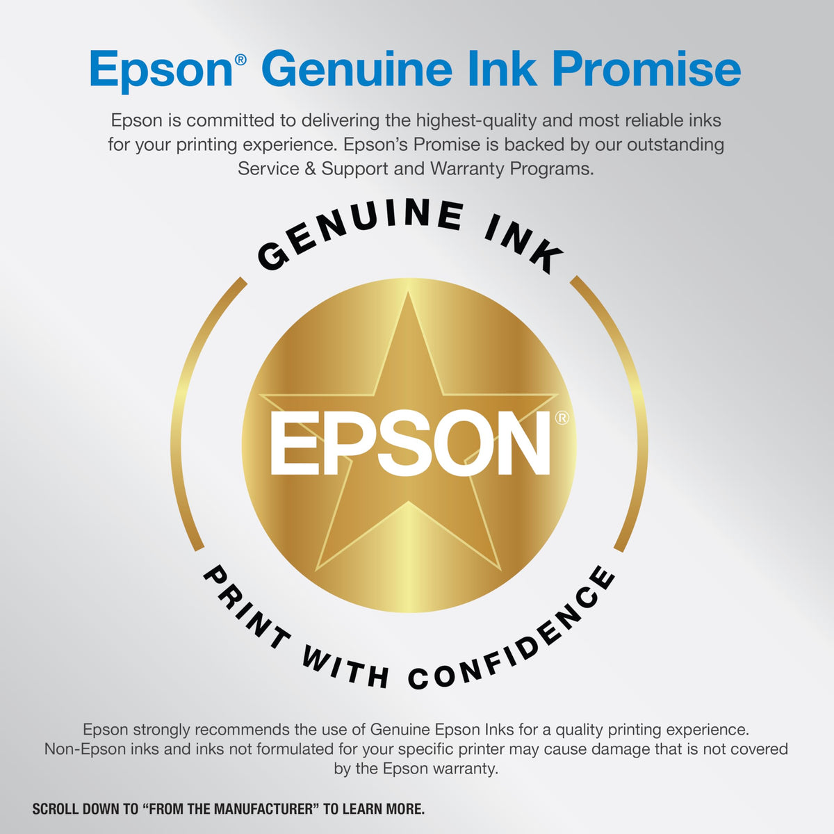 Epson EcoTank ET-3950 Wireless All-in-One Color Supertank Printer with up to 3 Years of Ink Refillable Tanks, Perfect for Home Office, 18 PPM, 2.4" Colorful Touchscreen, Auto Document Feeder - White