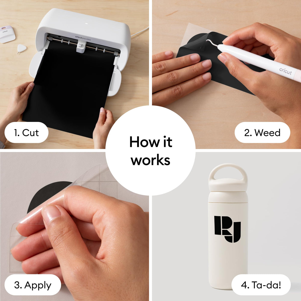 Cricut Joy Xtra Smart Cutting Machine | Vinyl Starter Kit