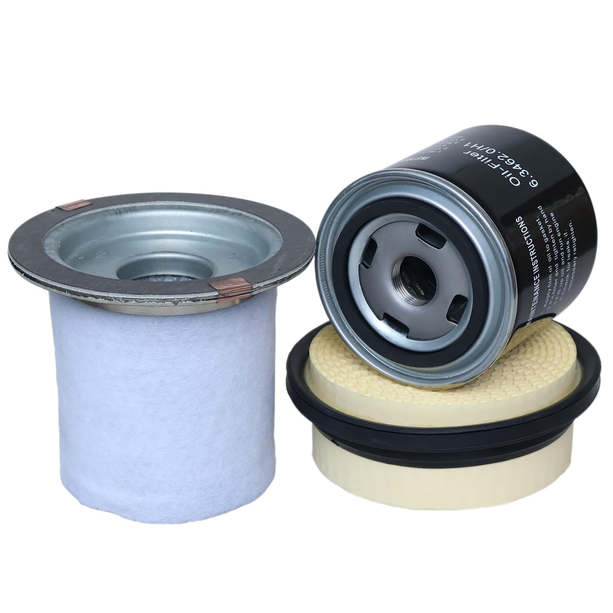 6.3795.0 Air-Oil Separator + 6.3462.0 Oil Filter + 6.4212.0 Air Filter,Filter Kit Compatible with M/SM Series Air Compressor Replacement Part