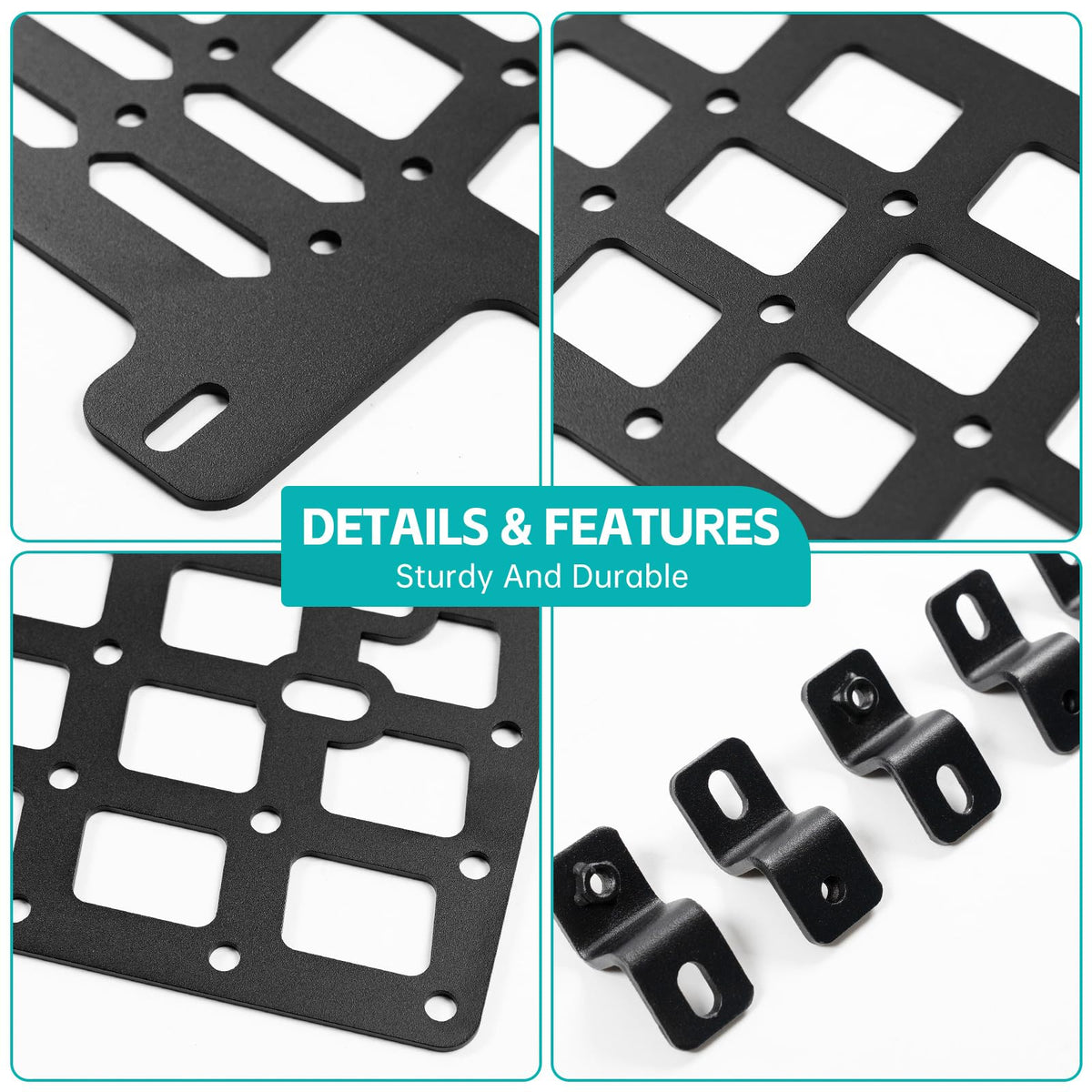 OUSUWO Side Truck Bed Molle Panel Rack System Compatible with 2022 2023 2024 2025 Toyota Tundra 5.5FT Accessories Cargo Storage Organizer Tools Rack Fit for 22-25 Toyota Tundra Accessories