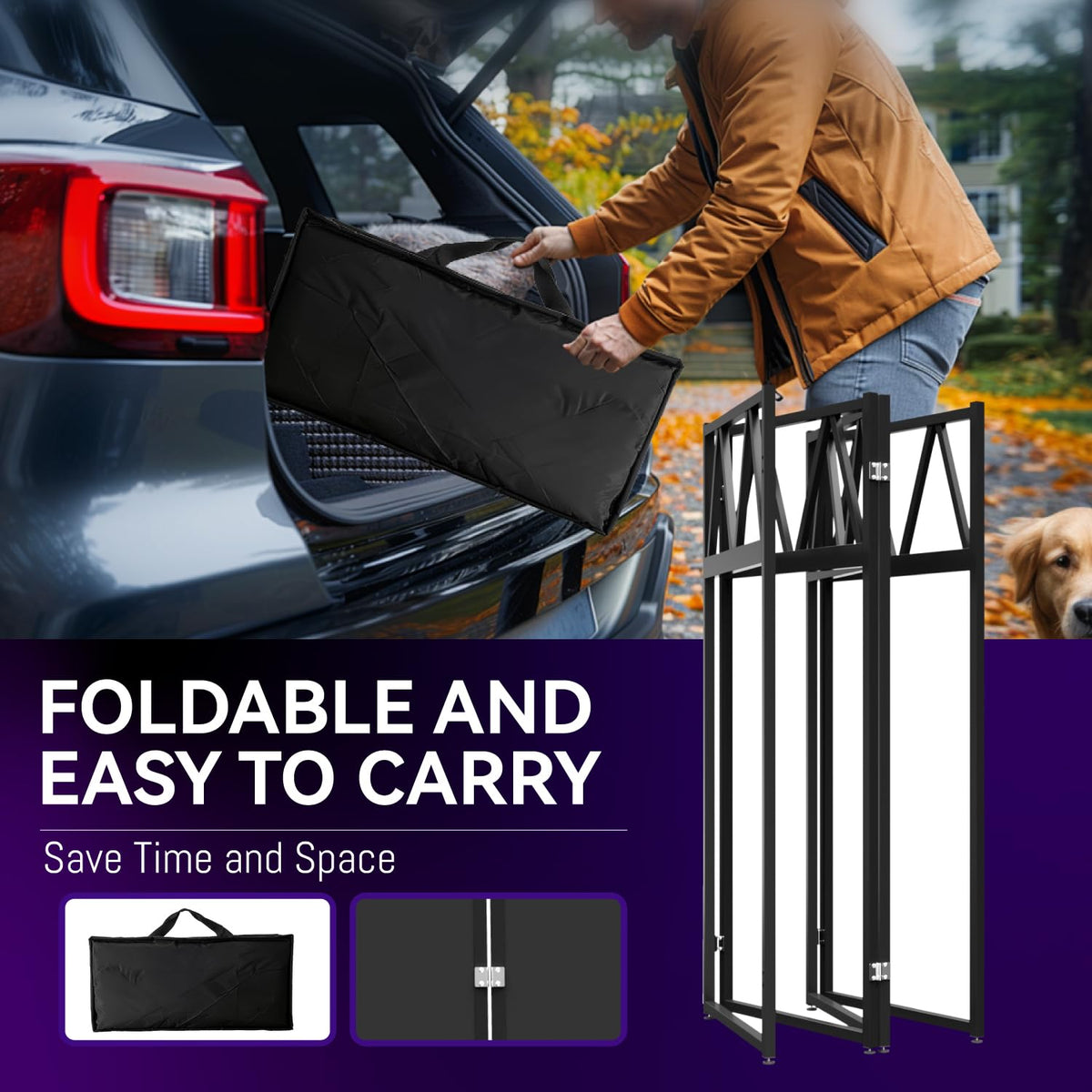 RDCMKL DJ Table Stand Portable booth Double Deck, Foldable DJ Stand, Heavy-Duty Adjustable Height DJ Facade Booth, Easy to Assemble, Stylish, Convenient to Store and Transpor