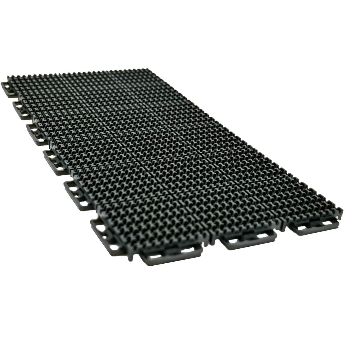 Caliber ProTech XT Garage Flooring, Trailer Flooring, Interlocking Traction Tiles, 9” x 18”, Black, 24-Pack