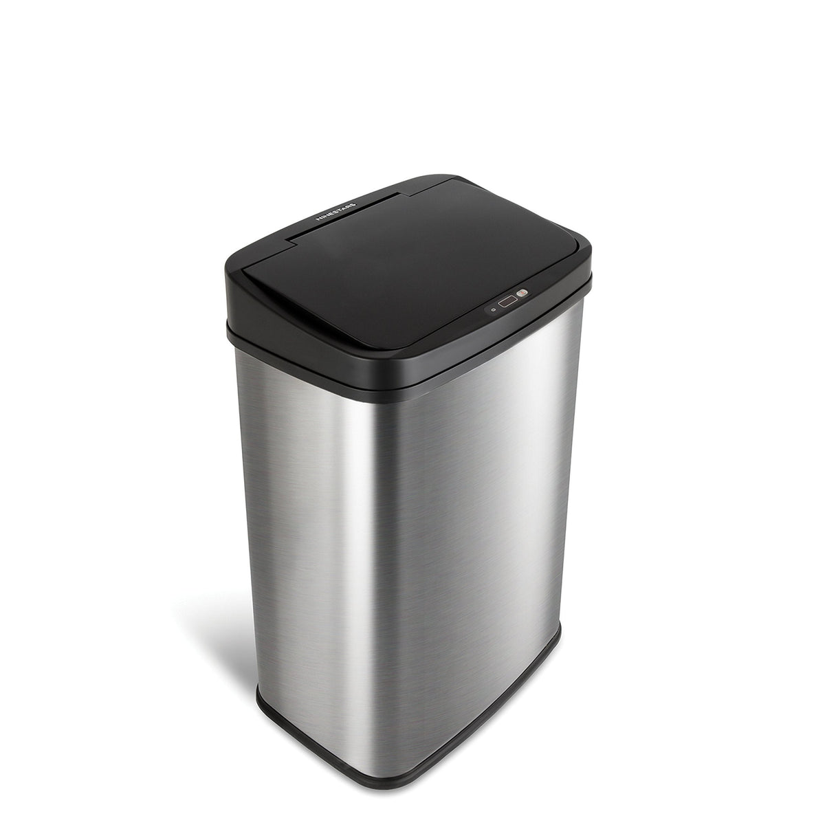 United Solutions 32 Gallon 2 Pack Outdoor Trash Can Bundle with NINESTARS 13 Gallon Motion Sensor Trash Can