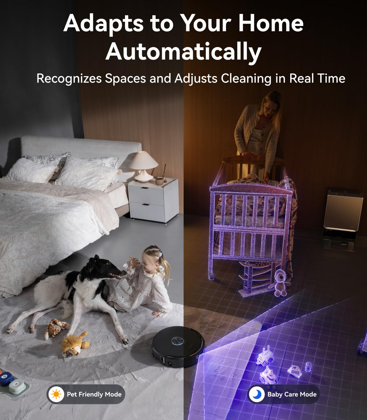 NARWAL Flow 2 Robot Vacuum and Mop Combo, 31,000Pa Suction, FlowWash Self-Cleaning Mop, AI Object Recognition, Self-Emptying & Refilling, 212℉ Hot Water Mop Washing & Drying, Tangle-Free Design