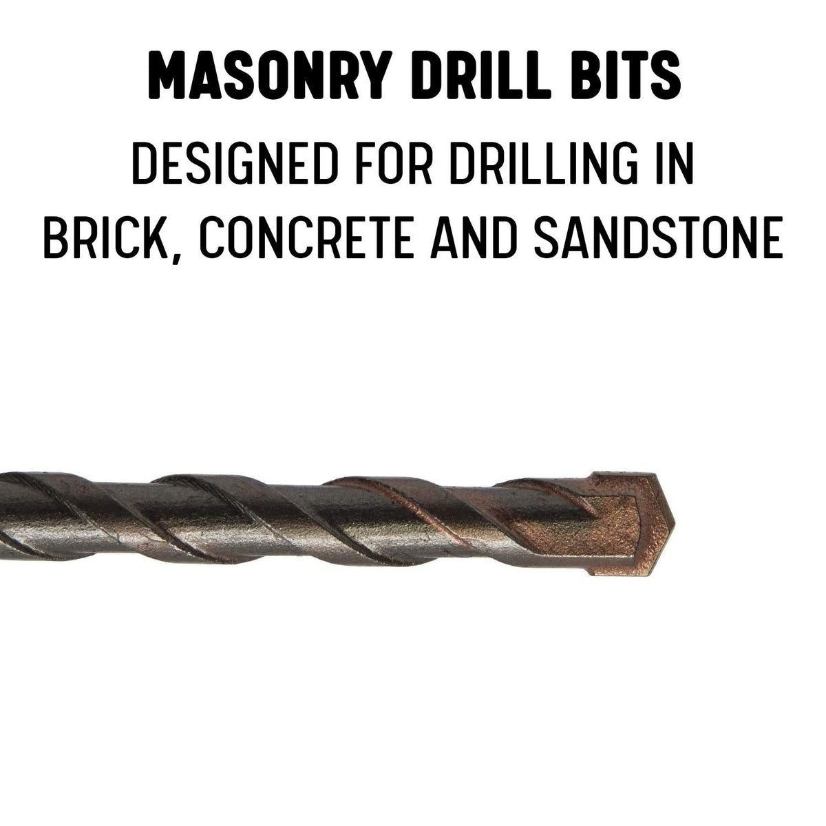 Drill America 3/16" x 8" PRO Series SDS-Plus Hammer Bit Drill Bit (Pack of 25)