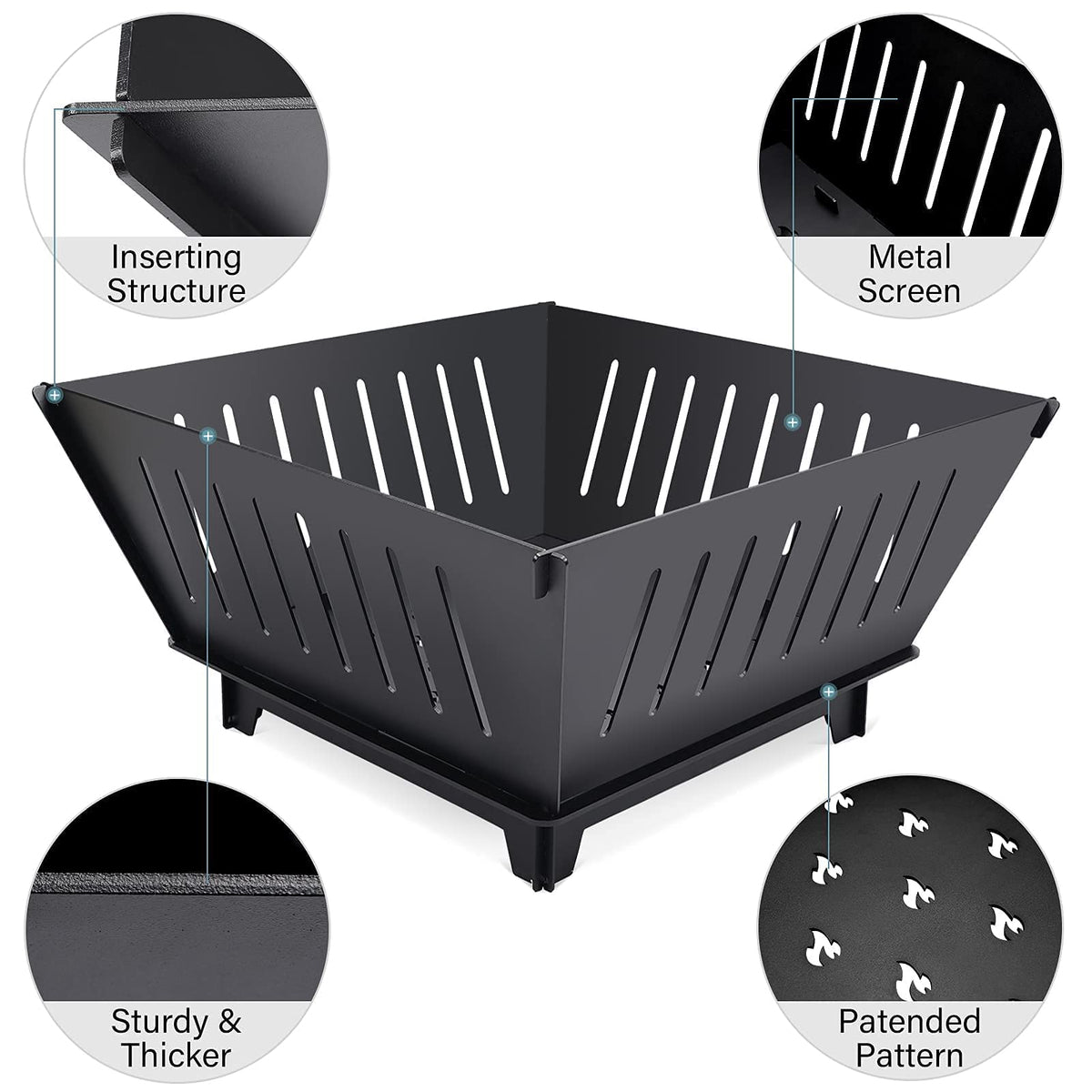 Fire Pit and Log Carrier