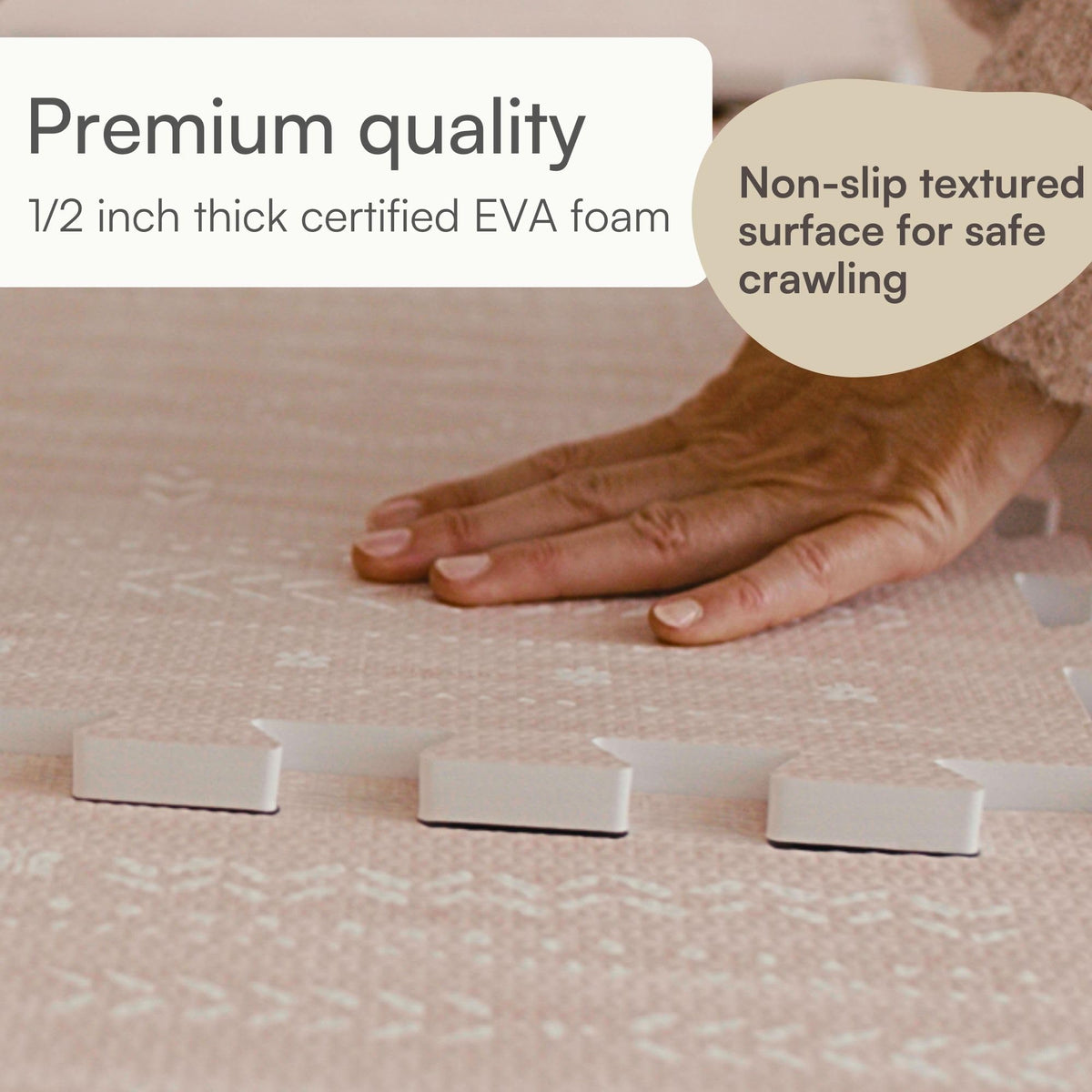 Lillefolk Baby Play Mat for Floor – 6x8ft Dusk | Soft Non Toxic Premium EVA Foam Tiles for Tummy Time, Crawling & Playroom – Waterproof Interlocking Floor Mat for Babies & Toddlers (12 Tiles)