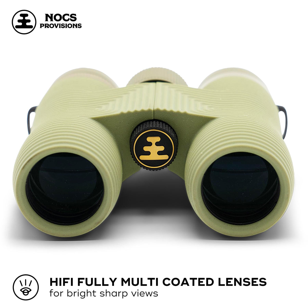 Nocs Provisions Field Issue Compact 10x32 Waterproof Binoculars, Shockproof, Fogproof, 10X Magnification, Bak4 Prism, Multi-Coated Lenses for Adults & Kids, Bird Watching, Hunting & Wildlife Viewing