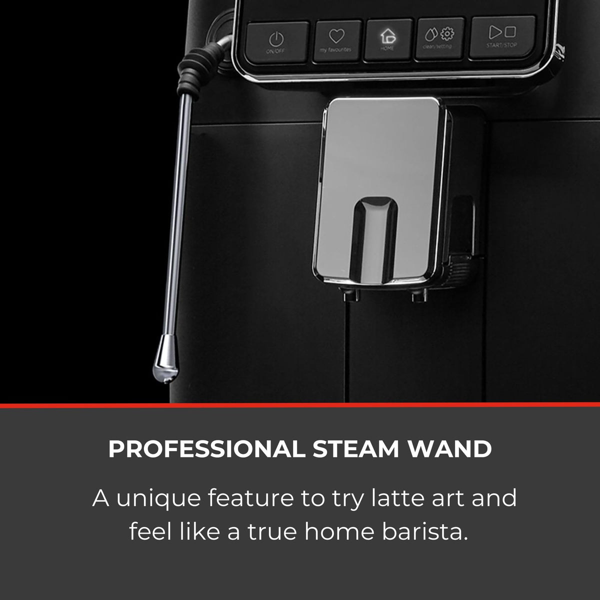 Gaggia Cadorna Barista Plus Super-Automatic Espresso Machine, Black, Medium