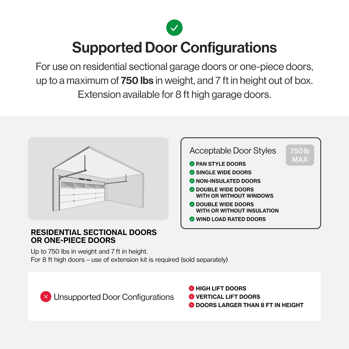 Genie ChainMax 1000 Garage Door Opener - Durable Chain Drive - Includes two 3-Button Pre-Programmed Remotes,Wall Console, Wireless Keypad, Safe-T-Beams - Model 3022-TKH, 140V DC Motor,Gray