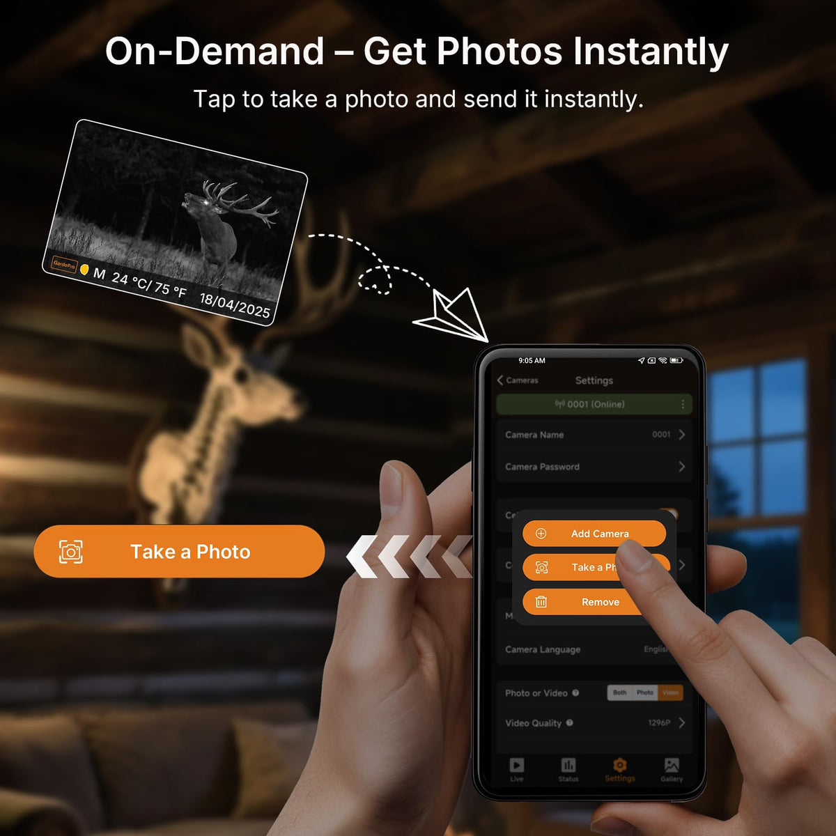 GardePro X66 Pro 2-Pack Cellular Trail Cameras (Non-WiFi), Rechargeable Battery, 64GB SD Cards Included, Live View, Shared Data Plan, Motion Activiated