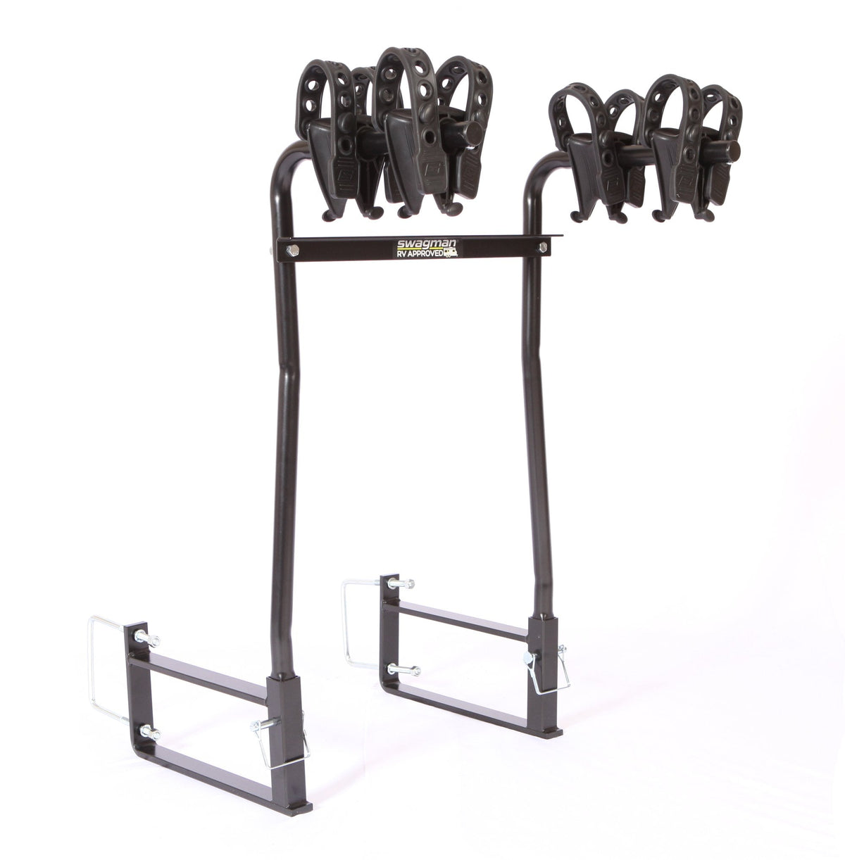 Swagman Around The Spare DLX – RV Bike Rack for Trailers with Rear Bumper Mounted Spare Tires