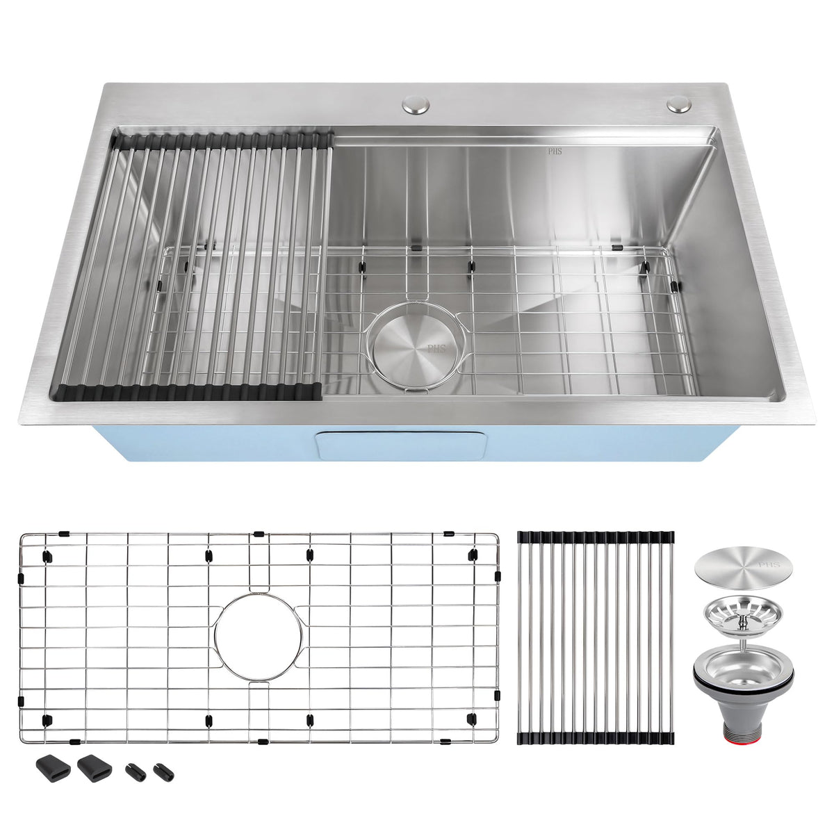 32 inch Workstation 32 * 19 Single Bowl