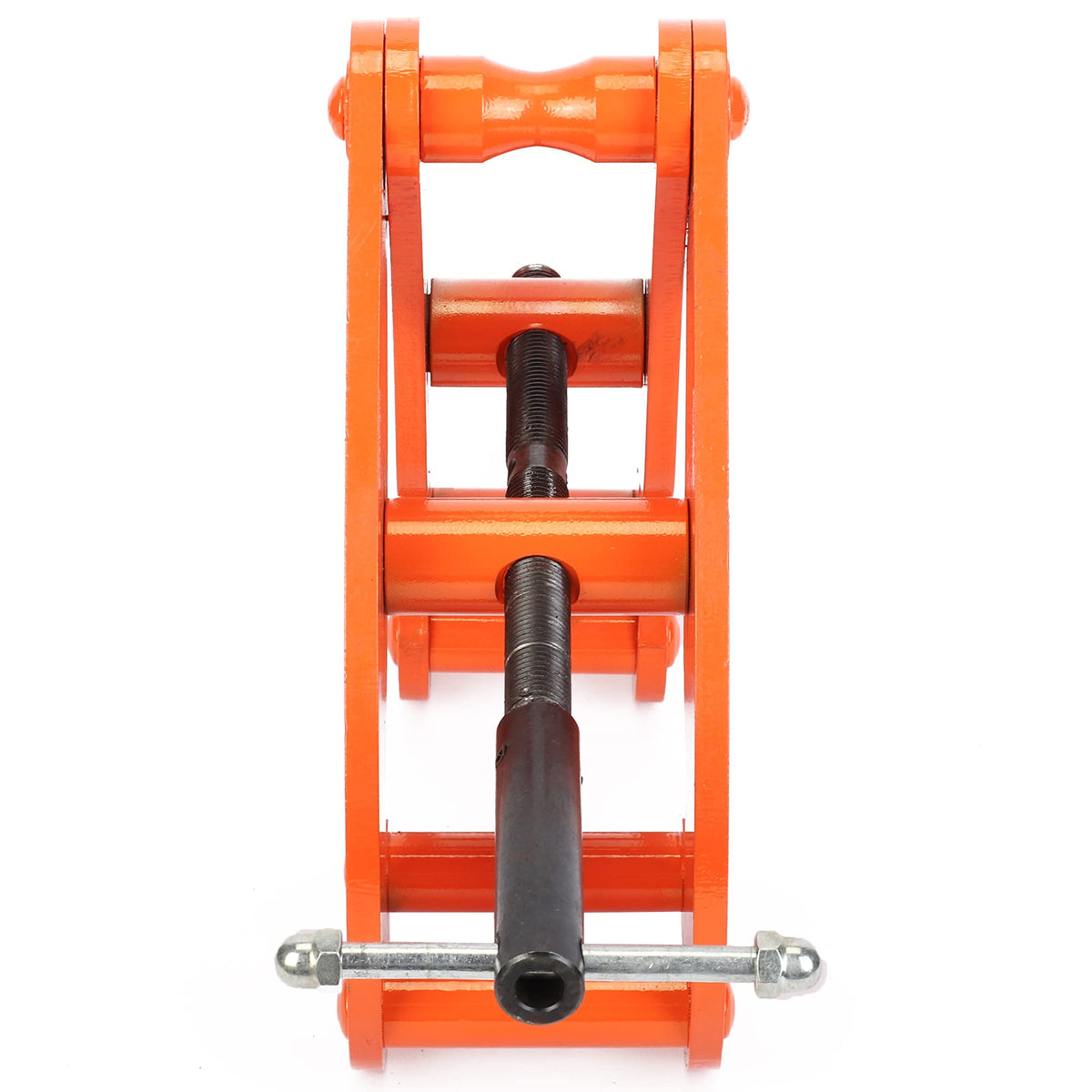 MYOYAY Beam Clamp 11000lbs/5ton Capacity Vertical H Beam Clamp Lifting 3.1-12.6 Inch Opening Range for Rigging Heavy Duty Steel Beam Clamp Tool, Orange