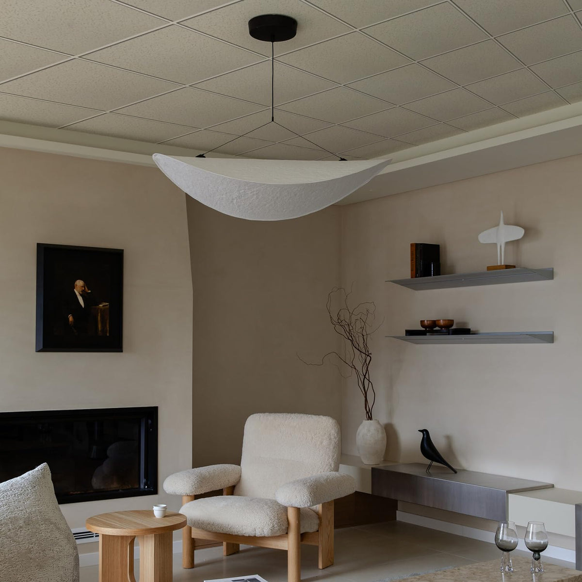 Gigrwiin 2ft x 4ft Printed Pro Ceiling Tiles - PVC Ceiling Panel 24 x 48in – Waterproof, Washable and Fire-Rated - High-Grade PVC to Prevent Breakage-Cover 80 Sq. Ft-Package of 10 Tiles