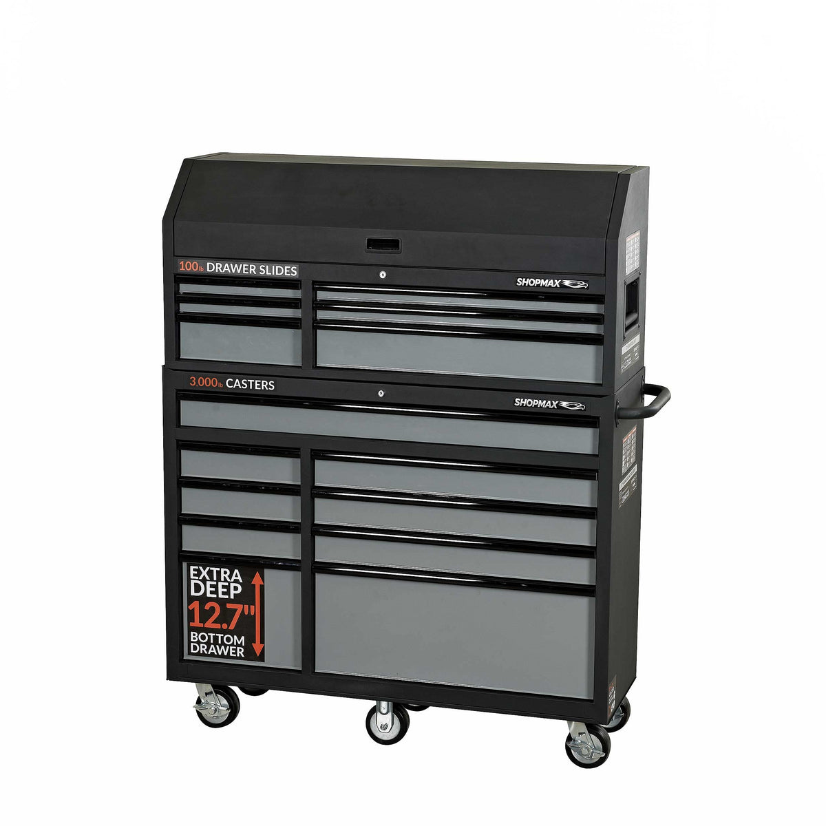 52 in. 15-Drawer Tool Chest and Rolling Cabinet Combo