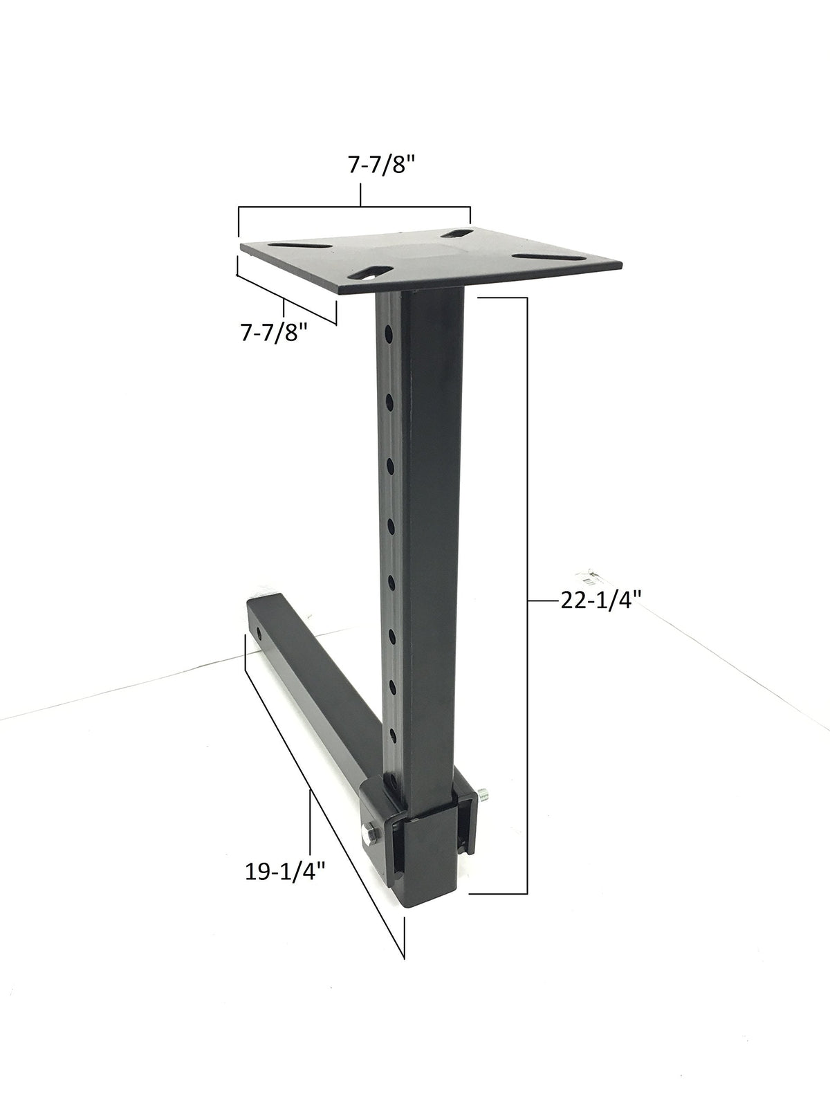 MaxxHaul Hitch Mount Vise Plate Holder Heavy‑Duty 2 Inch Receiver Workbench Mount Portable Vise and Tool Platform for Trucks SUVs and RVs Alloy Steel Construction (80356)