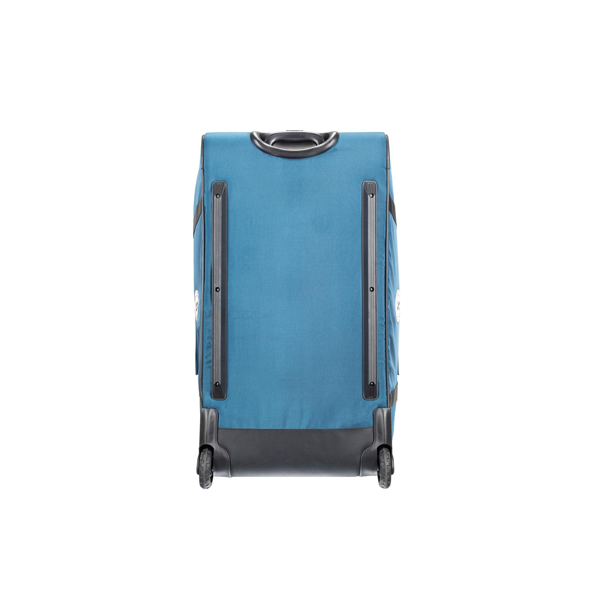 SCUBAPRO Sport 105 Wheeled Dive Bag with Telescopic Double-Bar Tow Handle, Carry Handles and Double Duffel Straps for Scuba Diving Gear, Denim Blue Color Fabric